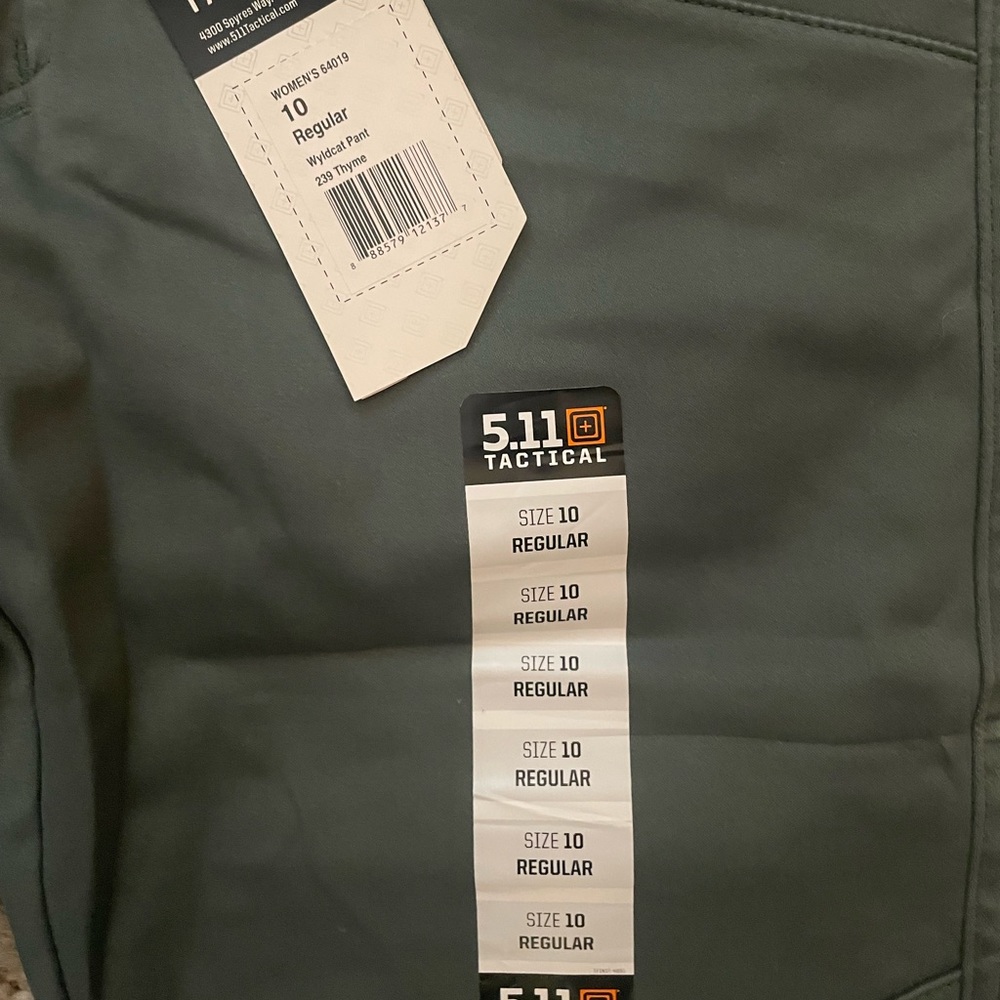 5.11 Tactical - Womens Pant - Size 10 - Green